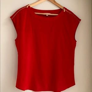 Red satan blouse